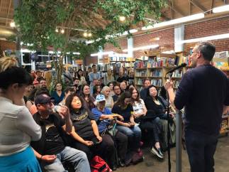 at my book launch at Skylight Books in Los Angeles
